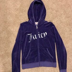 Juicy couture purple velour jacket